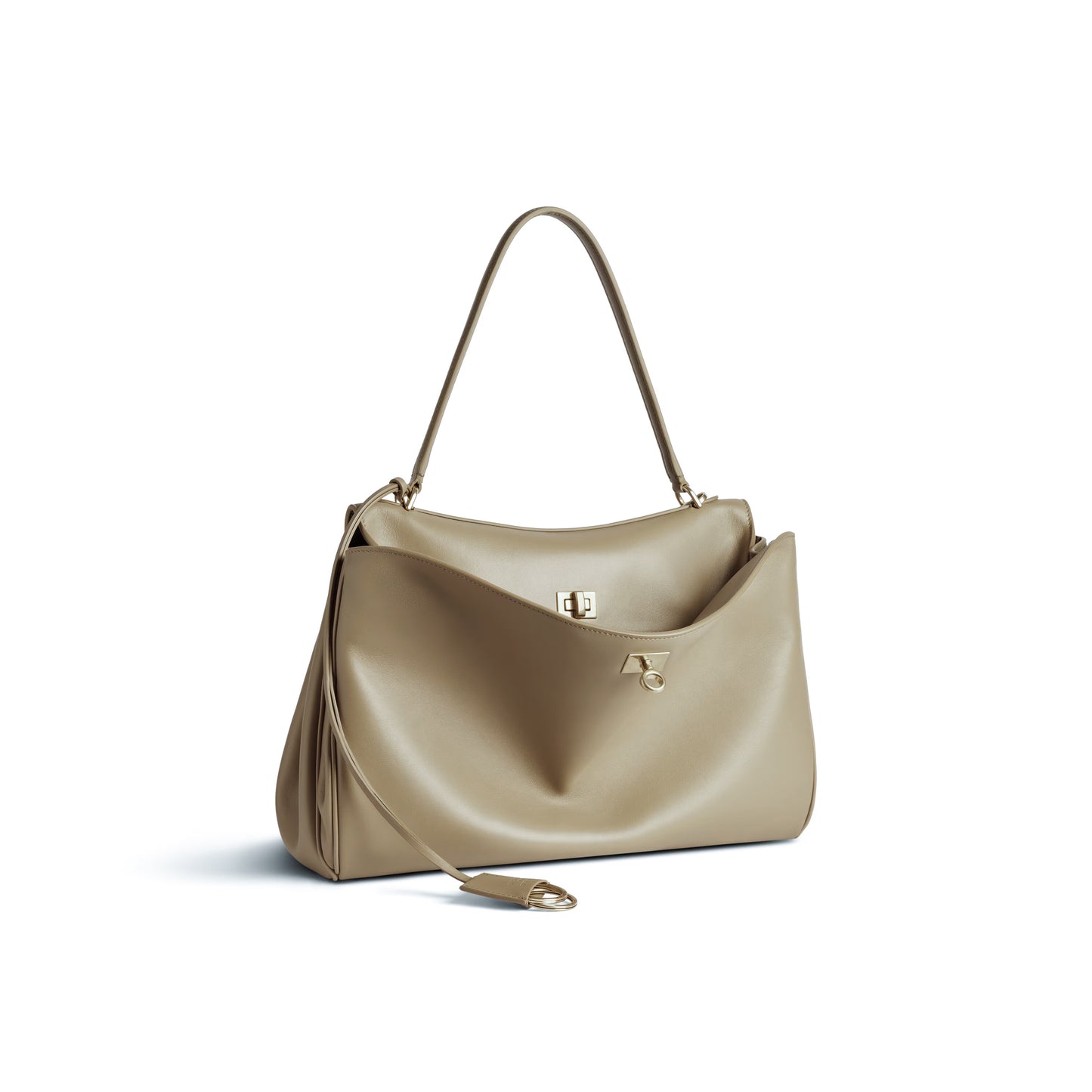 ATHENA MEDIUM HANDBAG IN BLACK