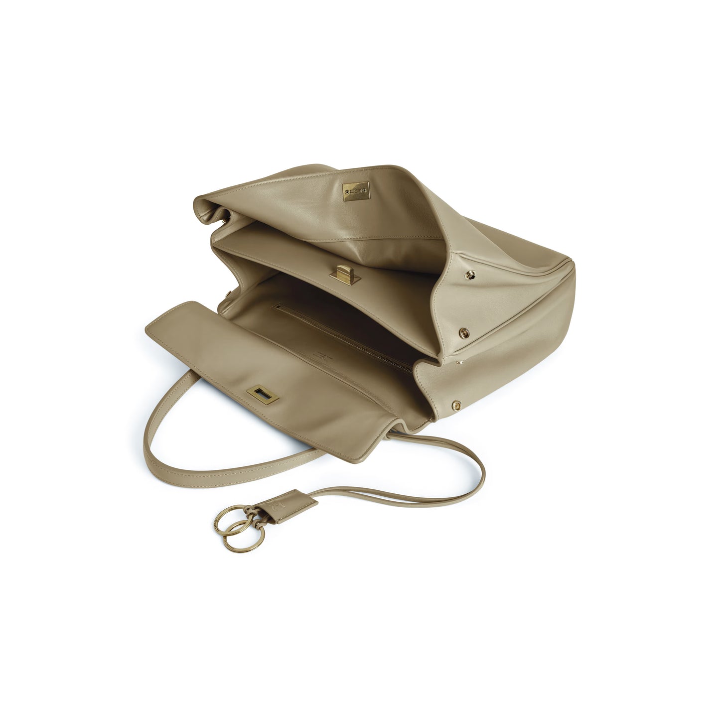 ATHENA MEDIUM HANDBAG IN BLACK