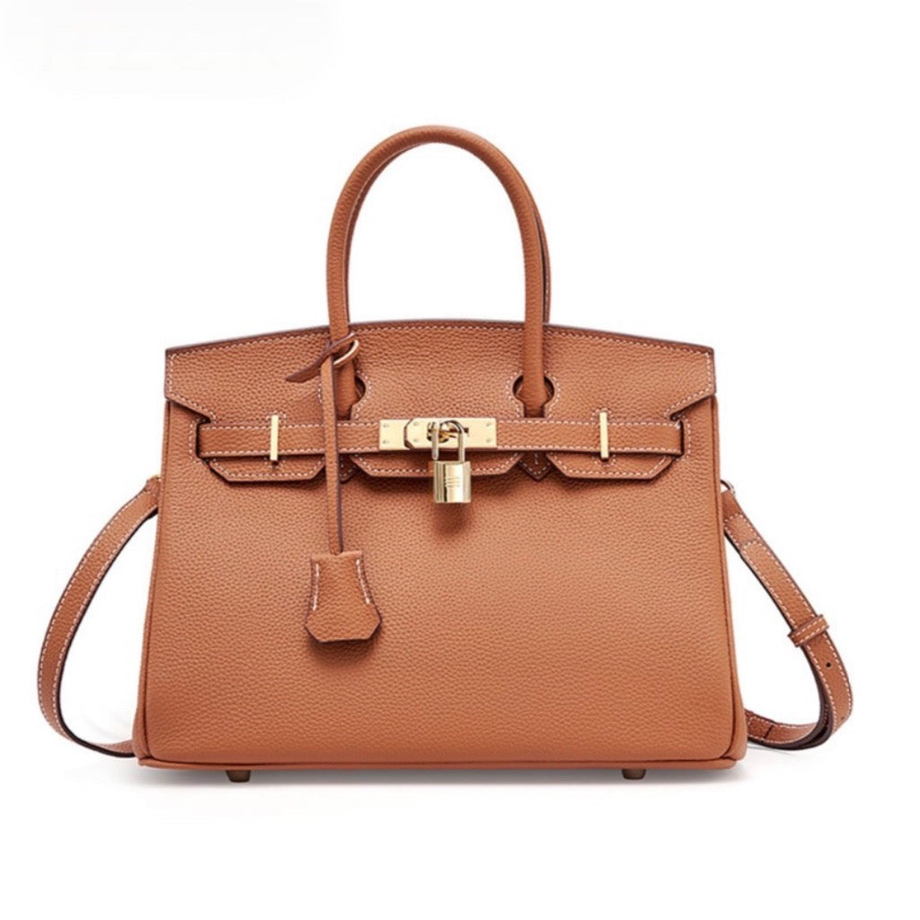 RHEA HANDBAG IN BLACK (30cm)