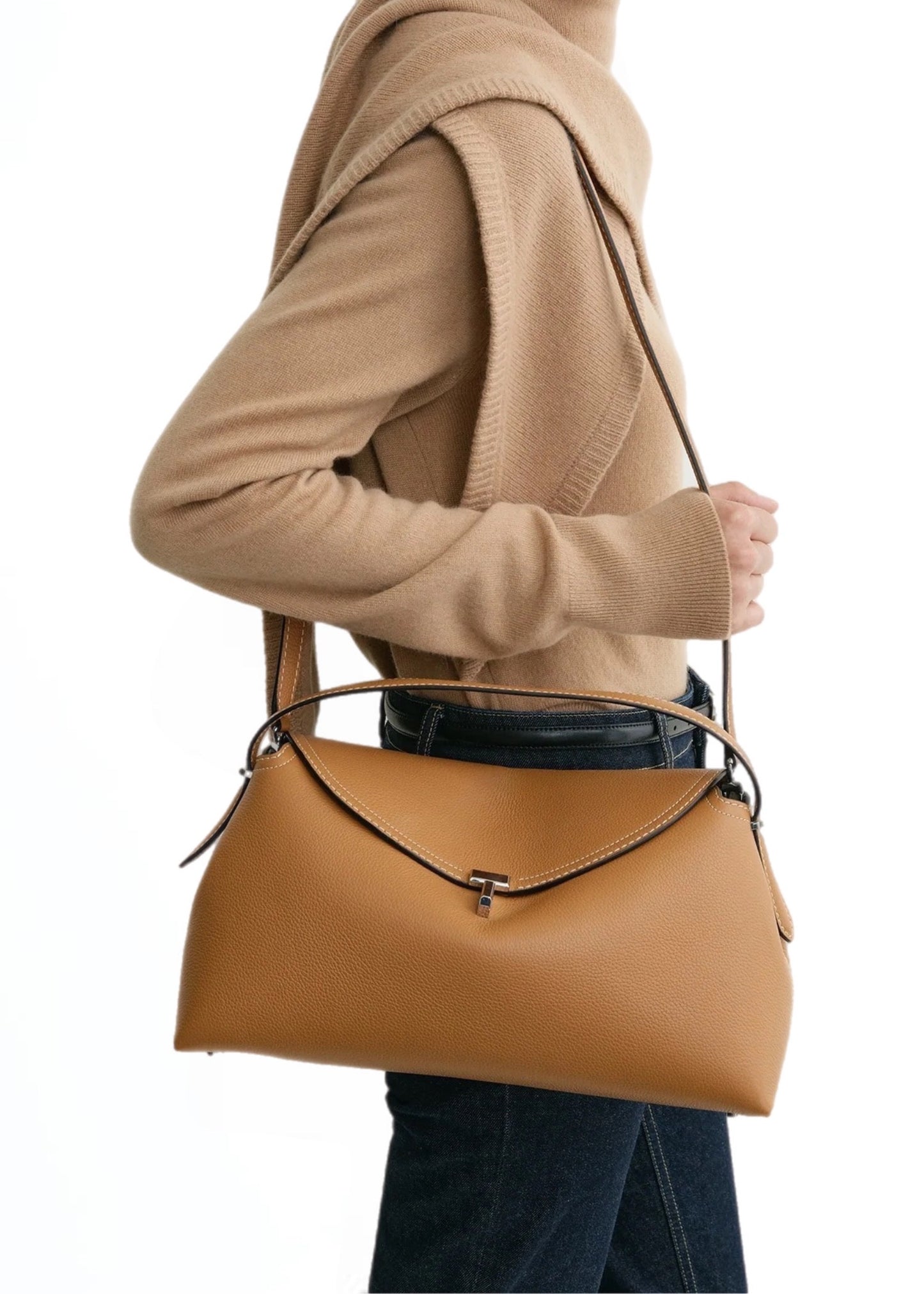 MAIA BAG TOP HANDLE IN TAN