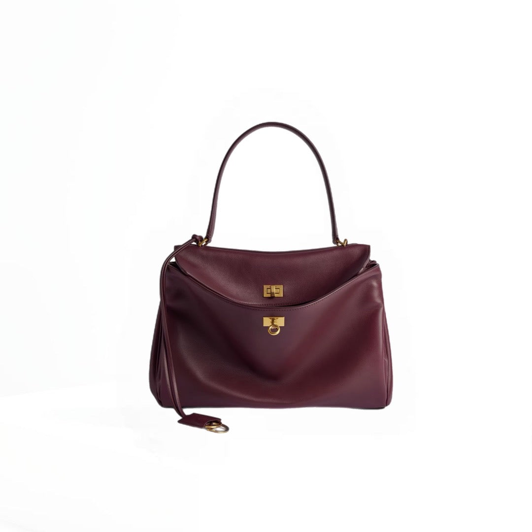 ATHENA SMALL HANDBAG IN BLACK