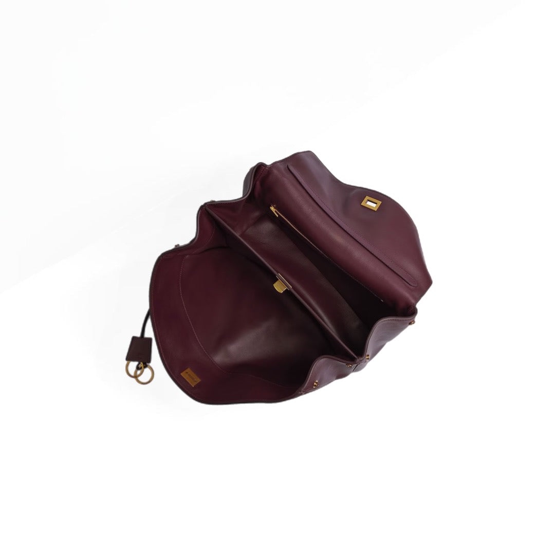 ATHENA MEDIUM HANDBAG IN BLACK