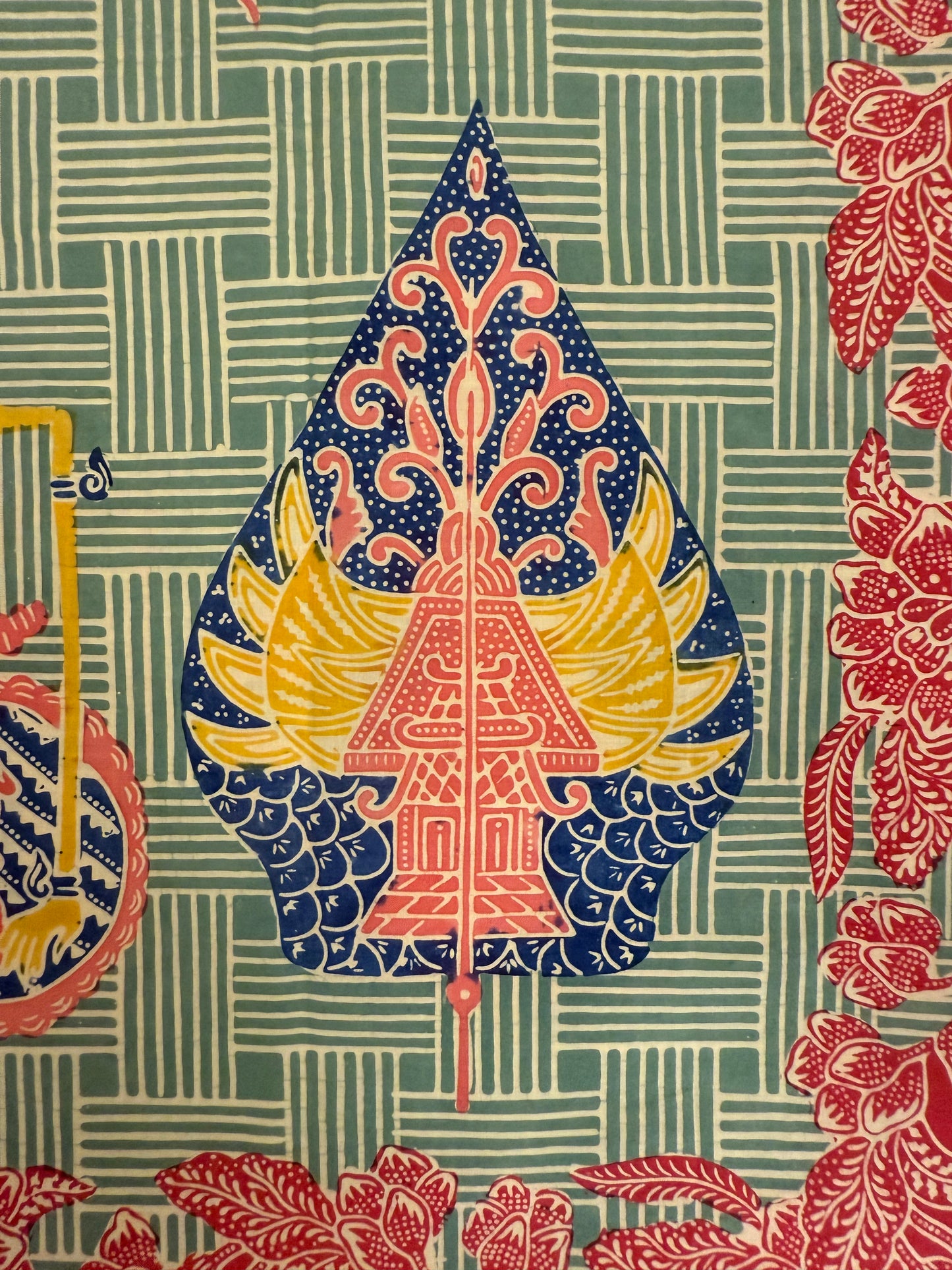 Indonesian Batik Tulis Traditional WAYANG TANAHAN